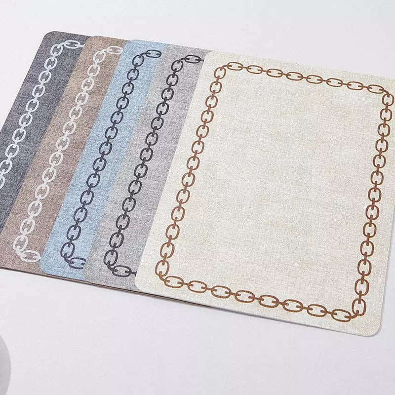Square Decorative Placemat and Coaster Set