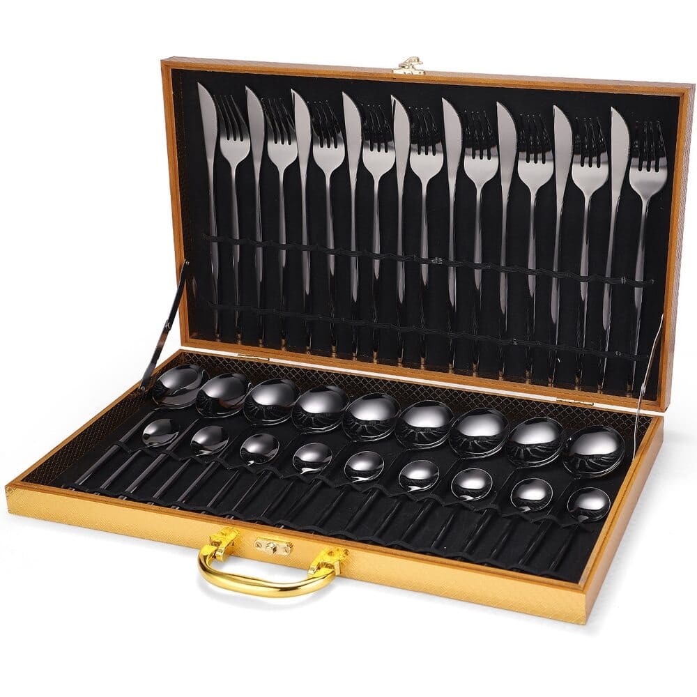 Premium 24-Piece Stainless Steel Cutlery Set