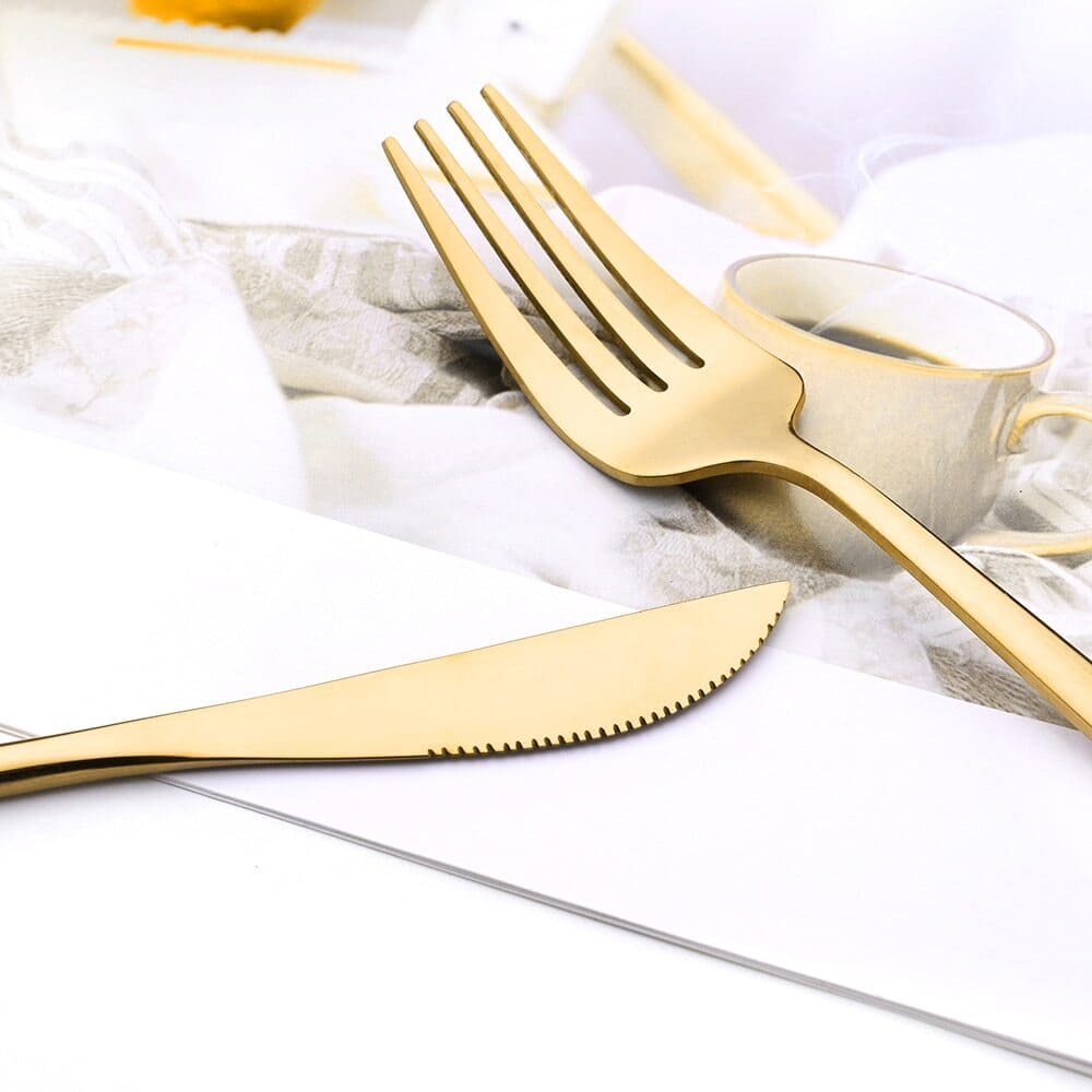 Premium 24-Piece Stainless Steel Cutlery Set