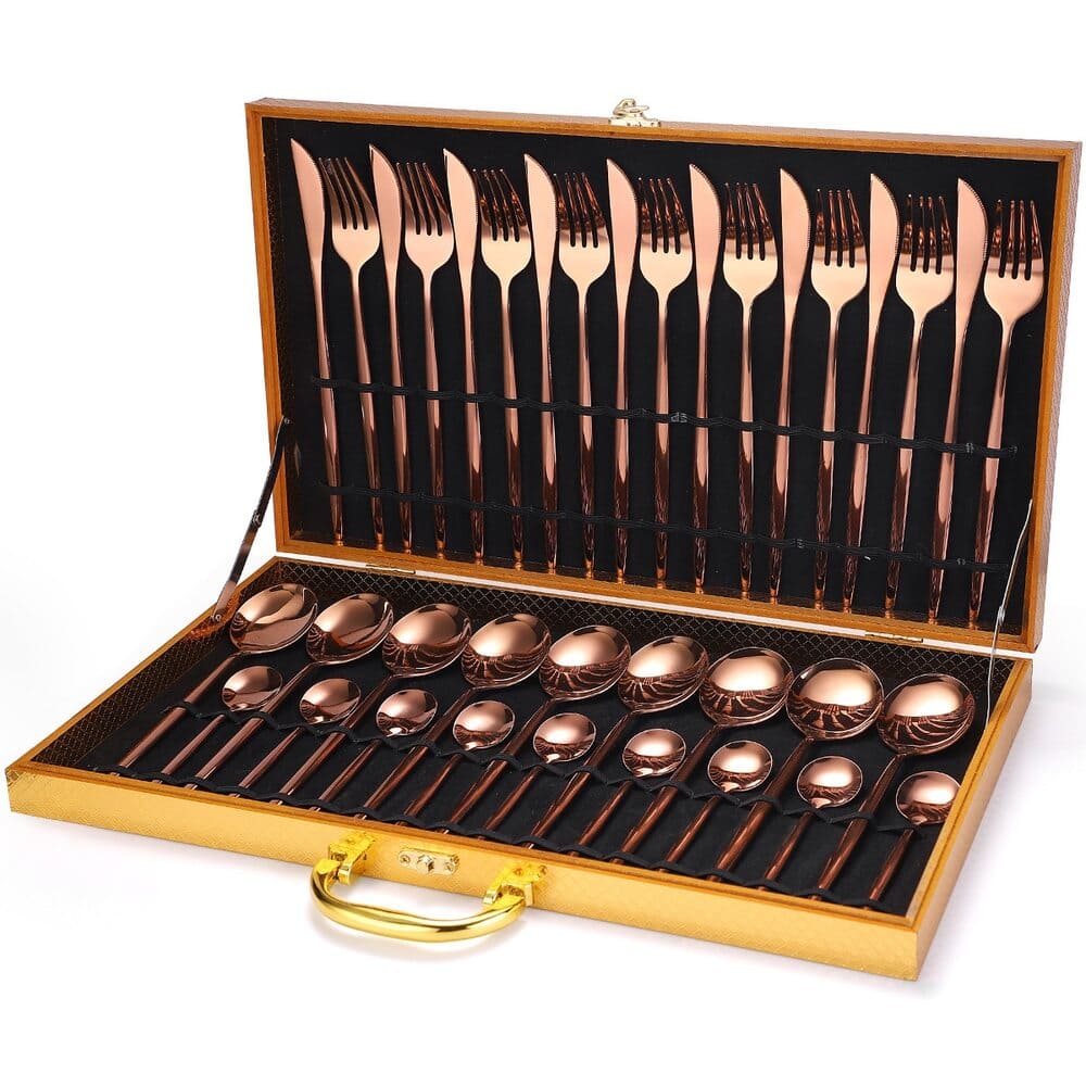 Premium 24-Piece Stainless Steel Cutlery Set