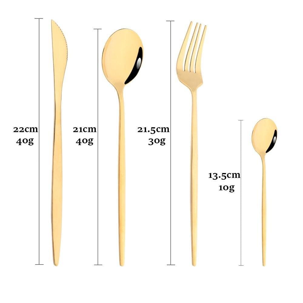 Premium 24-Piece Stainless Steel Cutlery Set