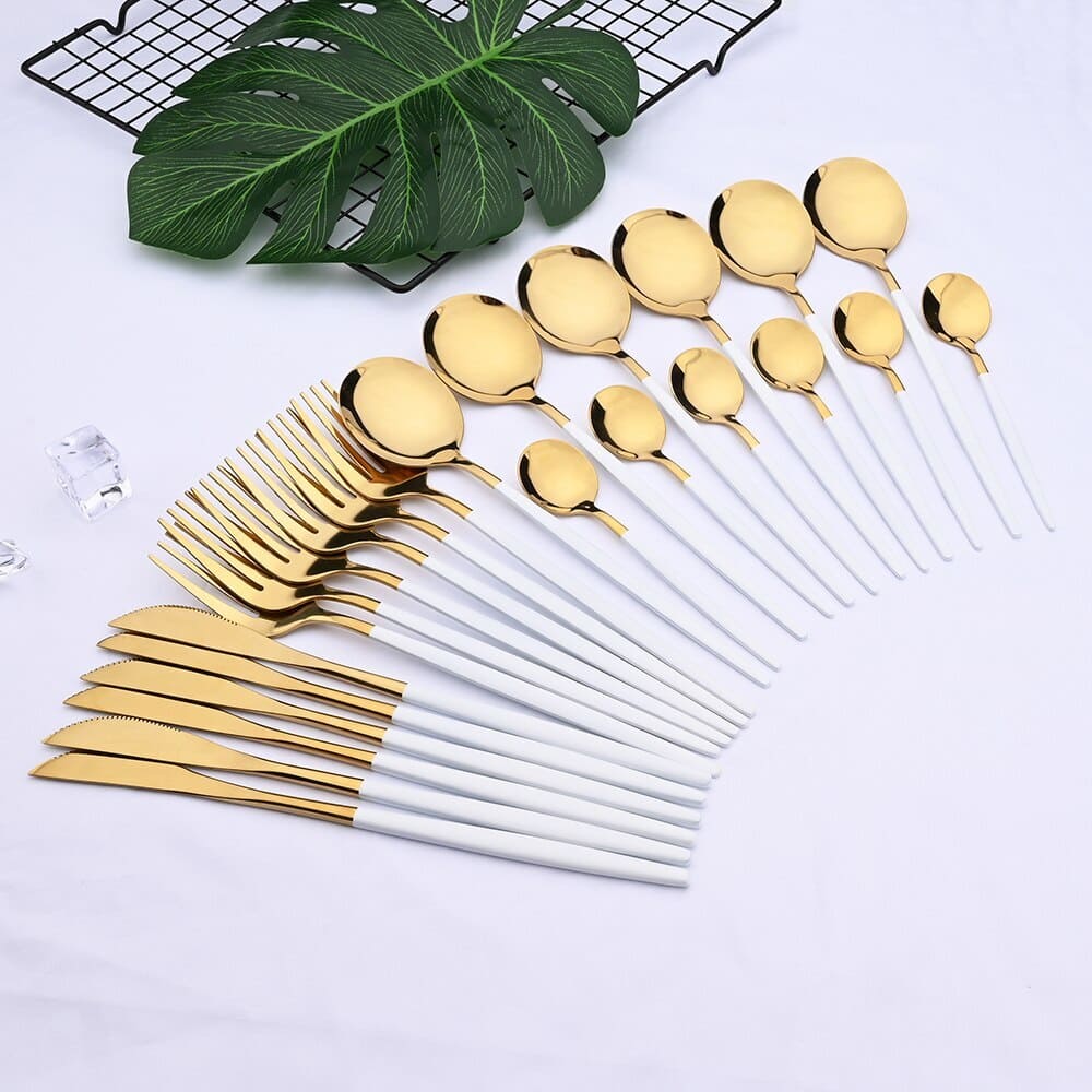 Premium 24-Piece Stainless Steel Cutlery Set