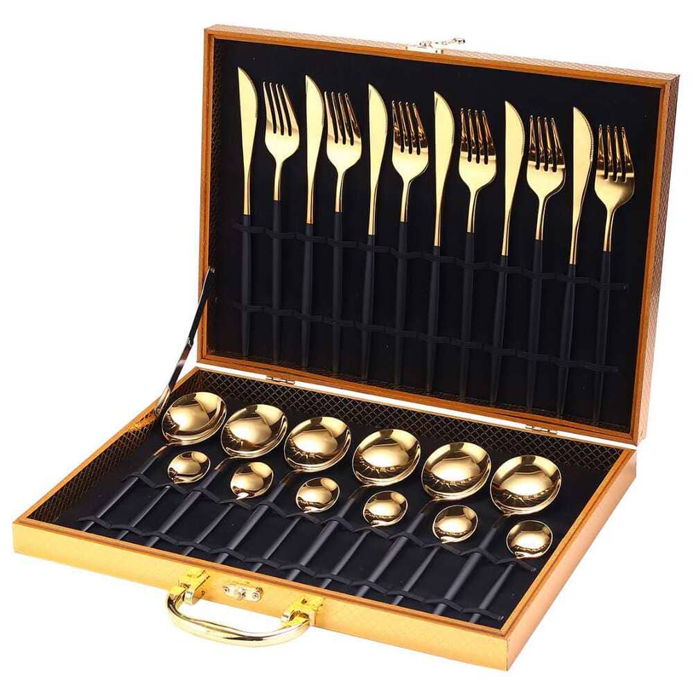 Premium 24-Piece Stainless Steel Cutlery Set