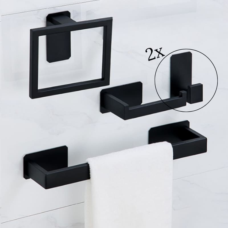 5-Piece Stainless Steel Bathroom Accessory Kit