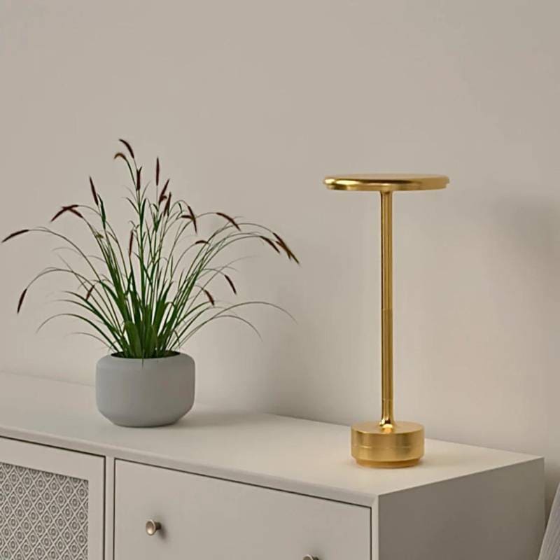 Rechargeable Wireless Metal LED Desk Lamp