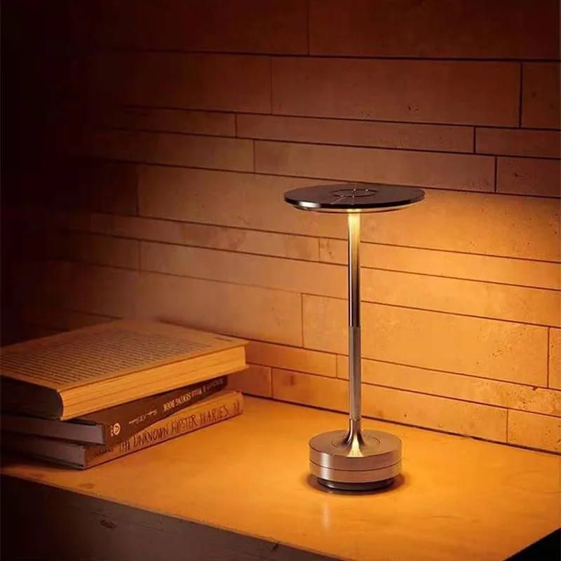 Rechargeable Wireless Metal LED Desk Lamp