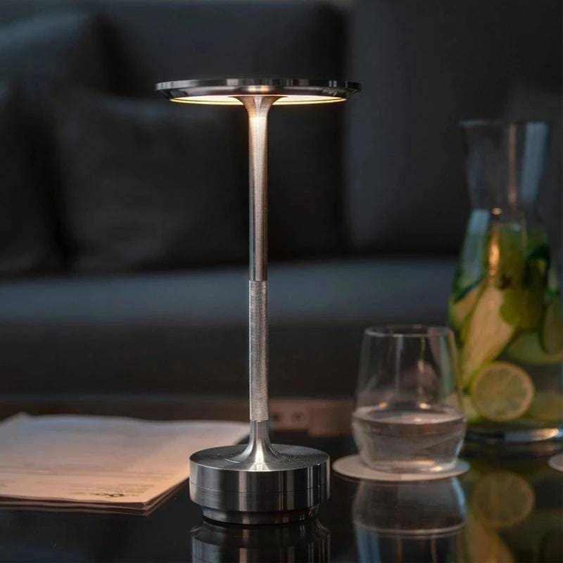 Rechargeable Wireless Metal LED Desk Lamp