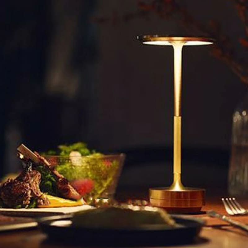 Rechargeable Wireless Metal LED Desk Lamp