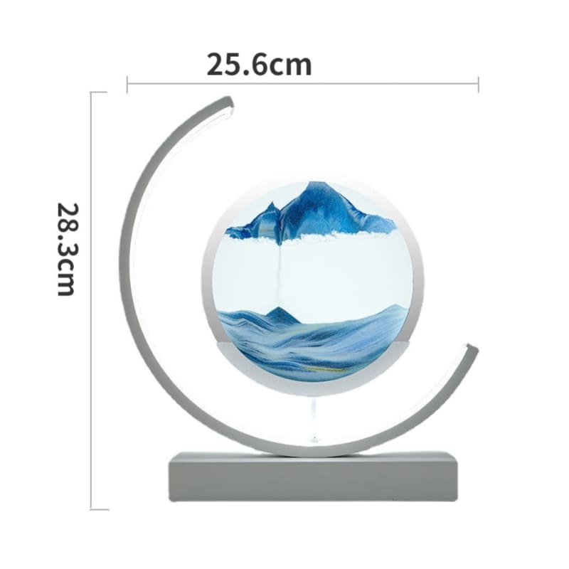 Decorative LED Hourglass Table Lamp