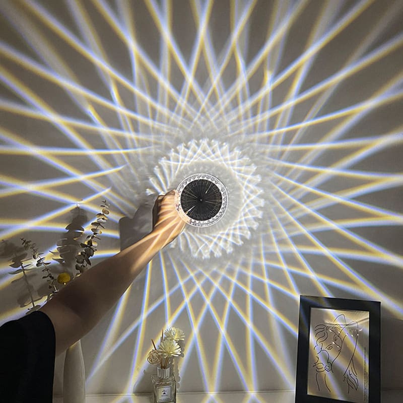 Rechargeable Wireless LED Crystal Table Lamp
