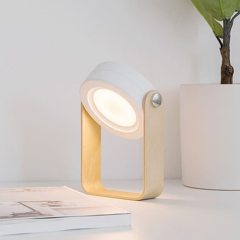 LED Table Lamp with Handle Reading Light