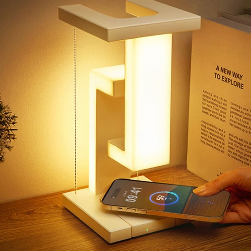 Table Lamp + Inductive Charger for iPhone Samsung