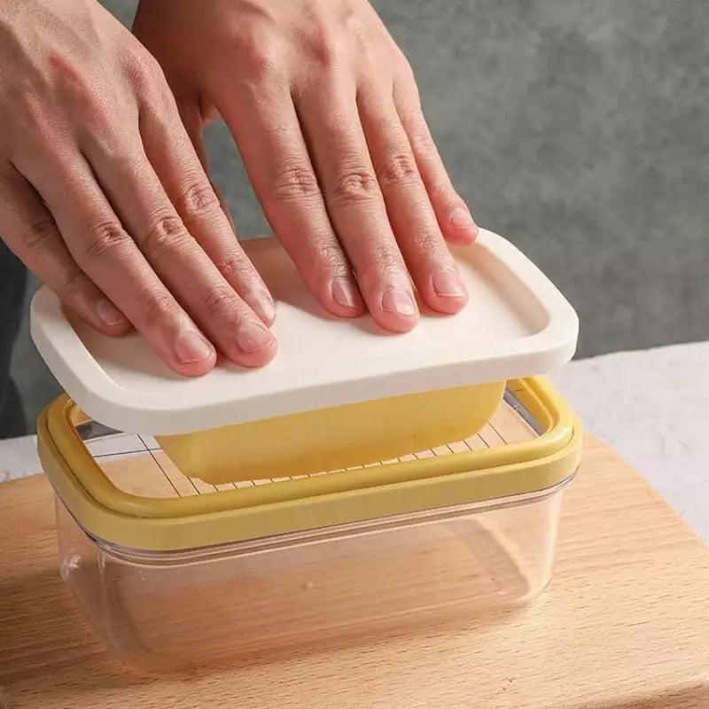 Butter Dish with Butter Knife and Slicer