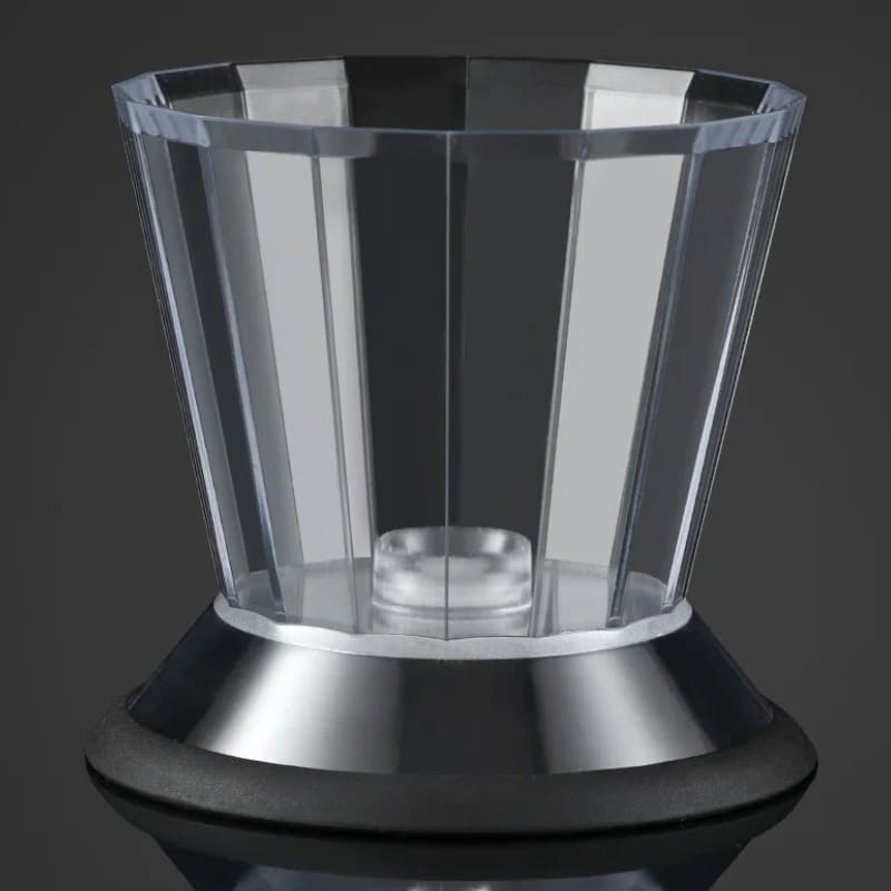 Glass Honey Jar with Lid and Honey Dispenser with Polyresin Base