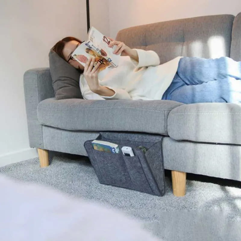 Sofa Bed Headboard Multi-Object Organizer