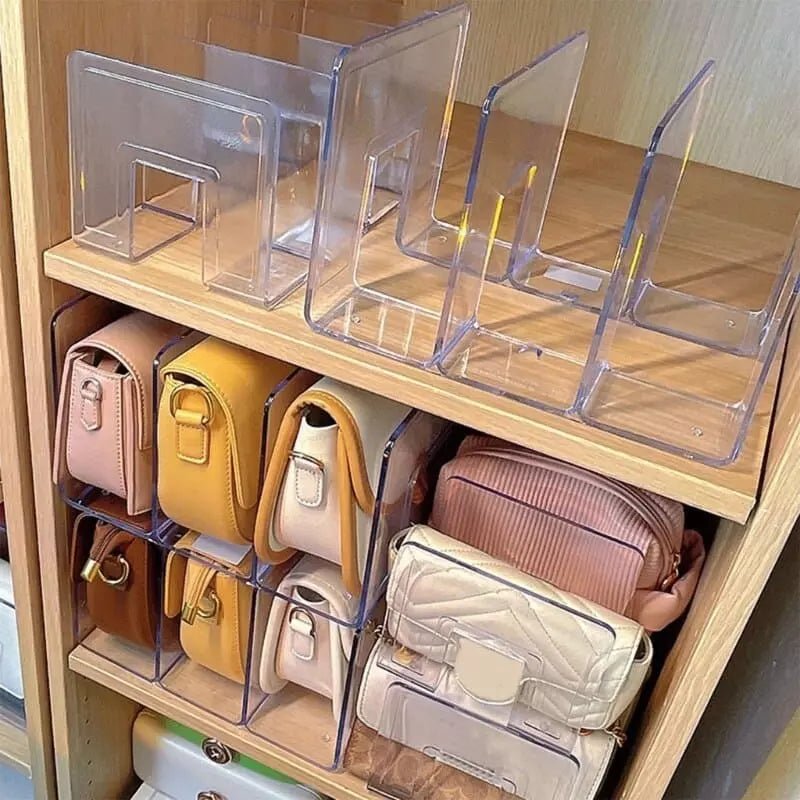 Acrylic Bag Organizer with Divider