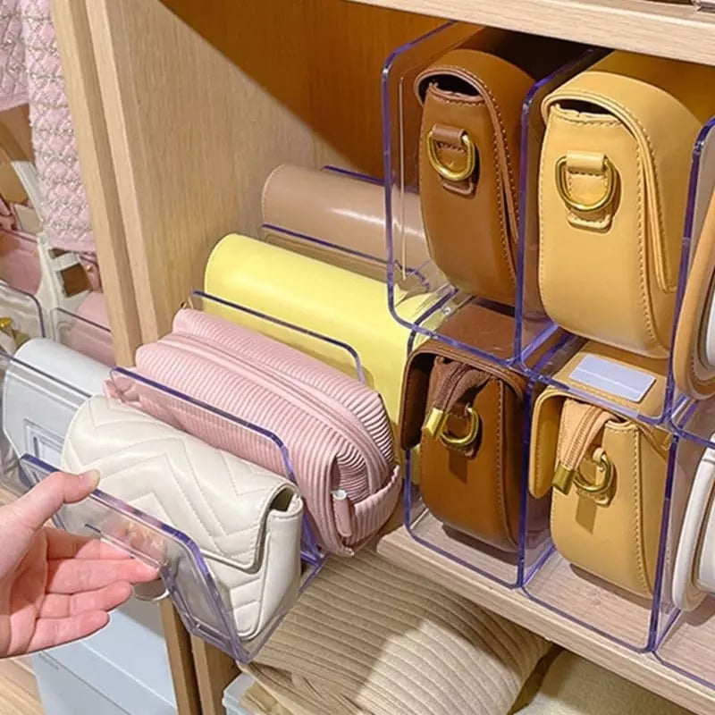 Acrylic Bag Organizer with Divider