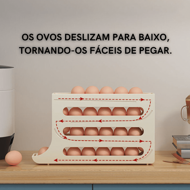 Refrigerator Door Egg Dispenser Organizer