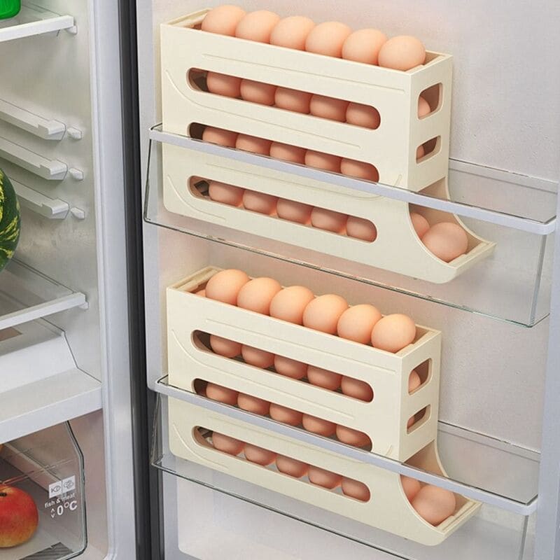 Refrigerator Door Egg Dispenser Organizer
