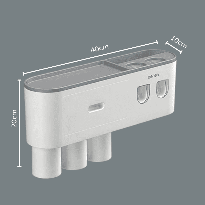Toothbrush Holder Dispenser with Drawer and Cups
