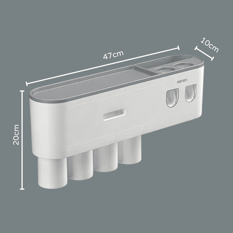 Toothbrush Holder Dispenser with Drawer and Cups