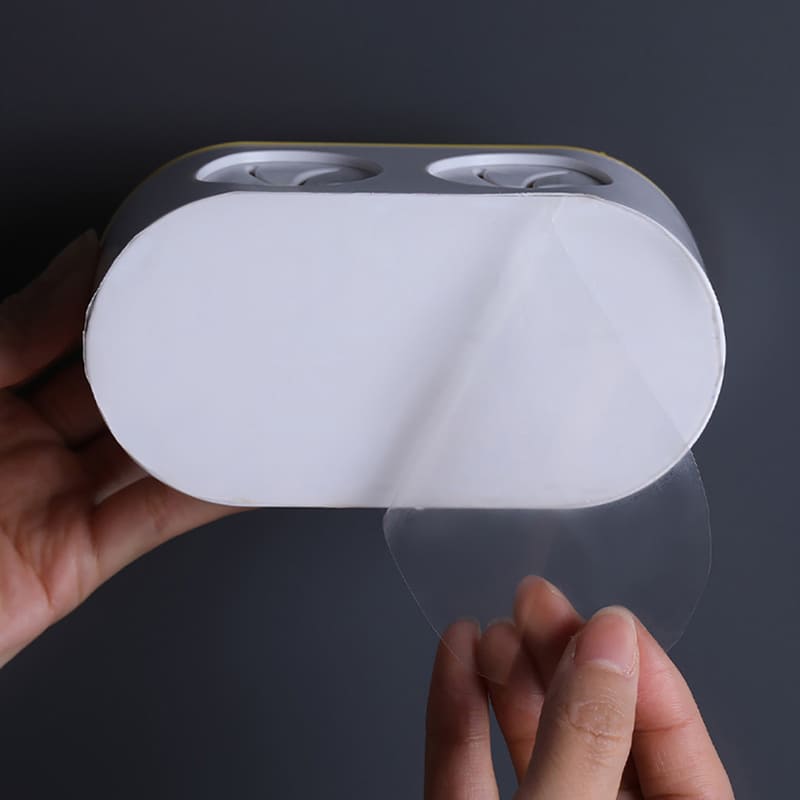 Wall Mount Toothbrush and Toothpaste Holder Organizer