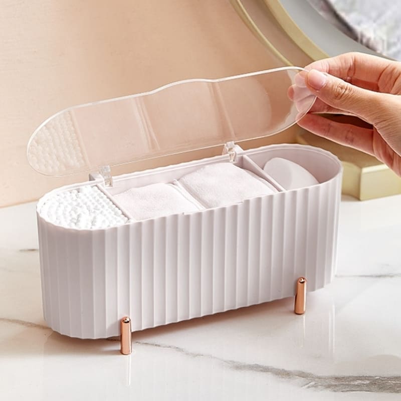 Luxury Makeup Sponge and Cotton Decorative Holder