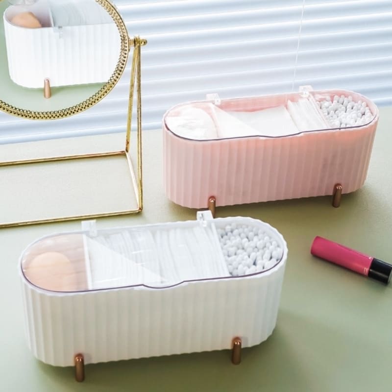 Luxury Makeup Sponge and Cotton Decorative Holder