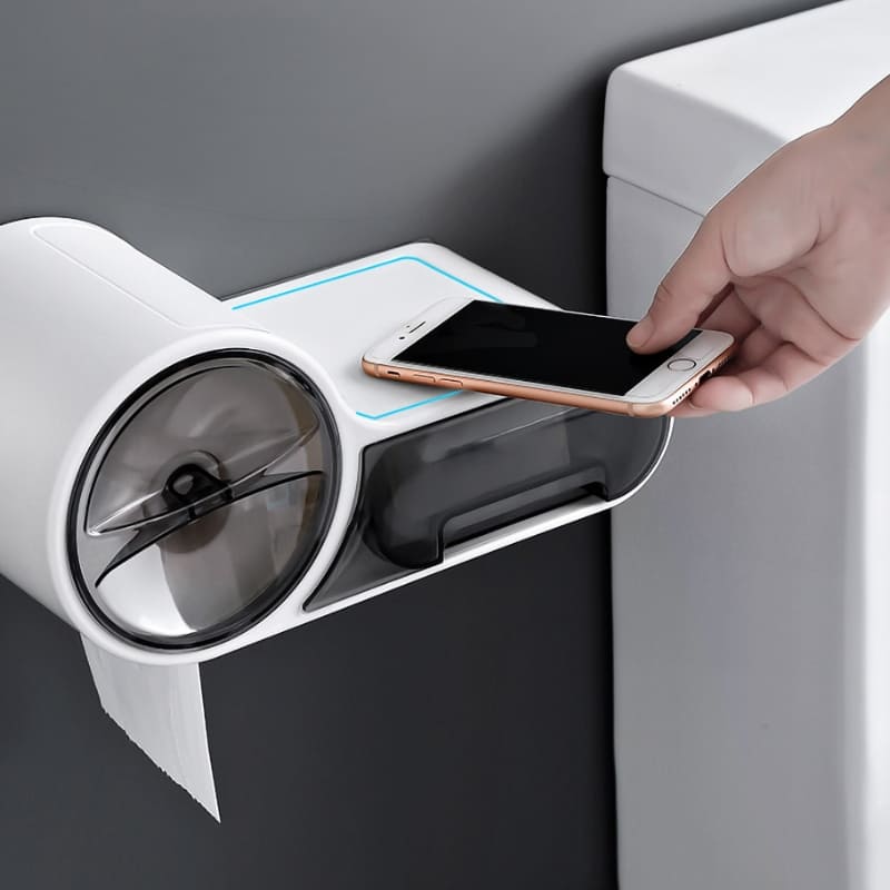 Toilet Paper Holder with Drawer