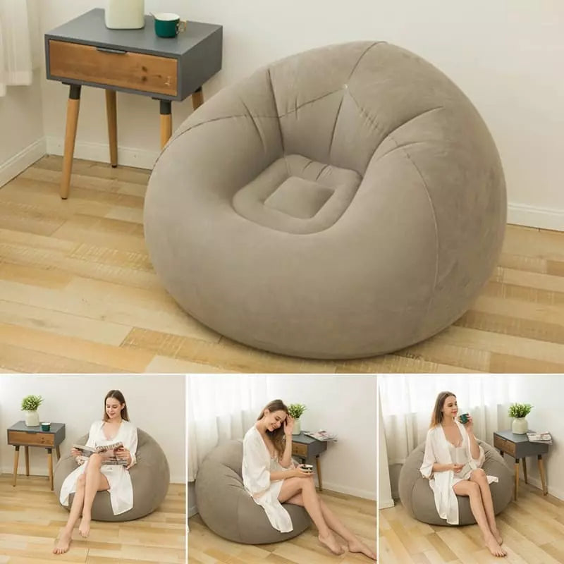 Round Inflatable Living Room Puff