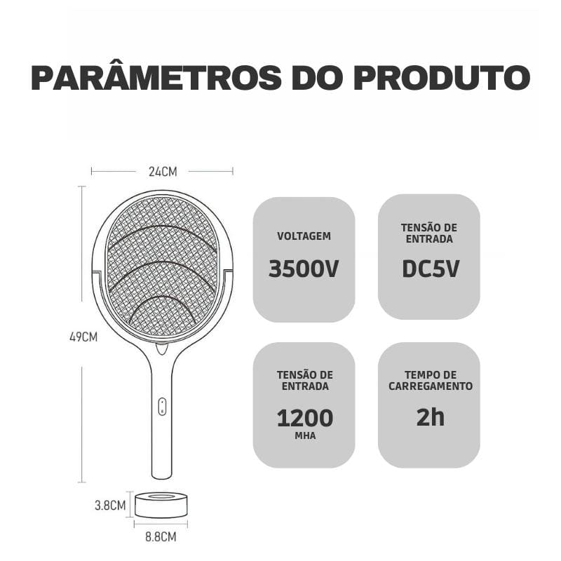 Electric Mosquito Trap Racket