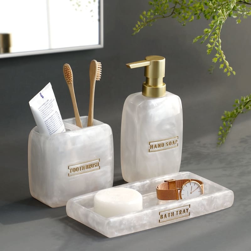Bathroom Soap Dispenser Kit Bathroom Sink Set 3 Pieces