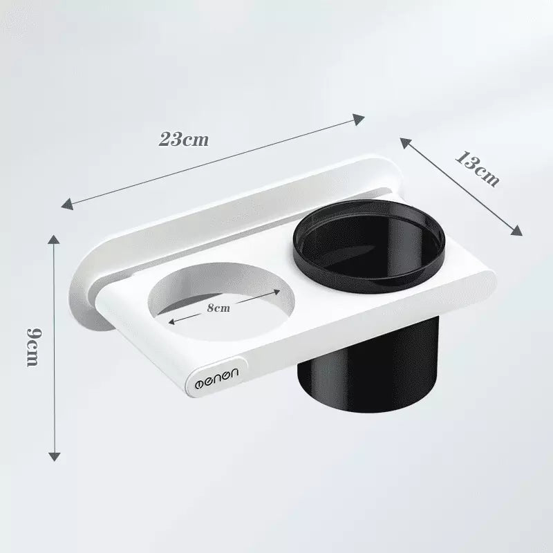 Wall-Mount Hair Dryer Holder