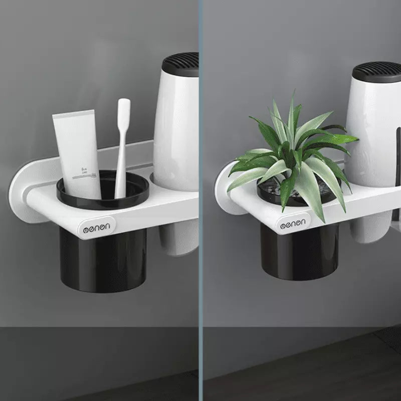 Wall-Mount Hair Dryer Holder