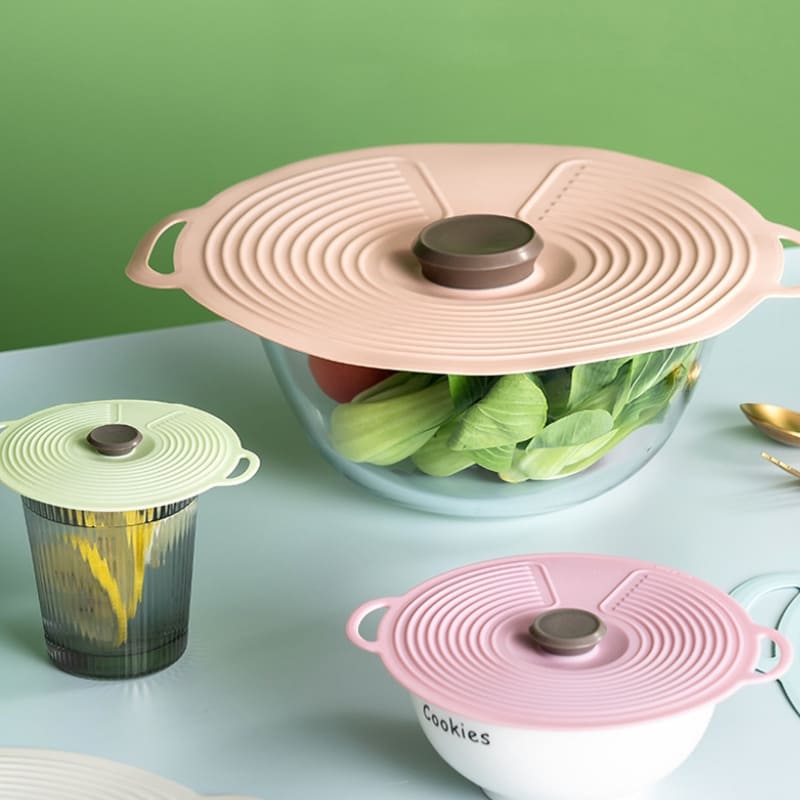 Universal Foldable Silicone Microwave Cover