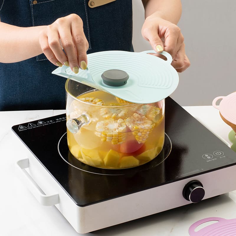Universal Foldable Silicone Microwave Cover