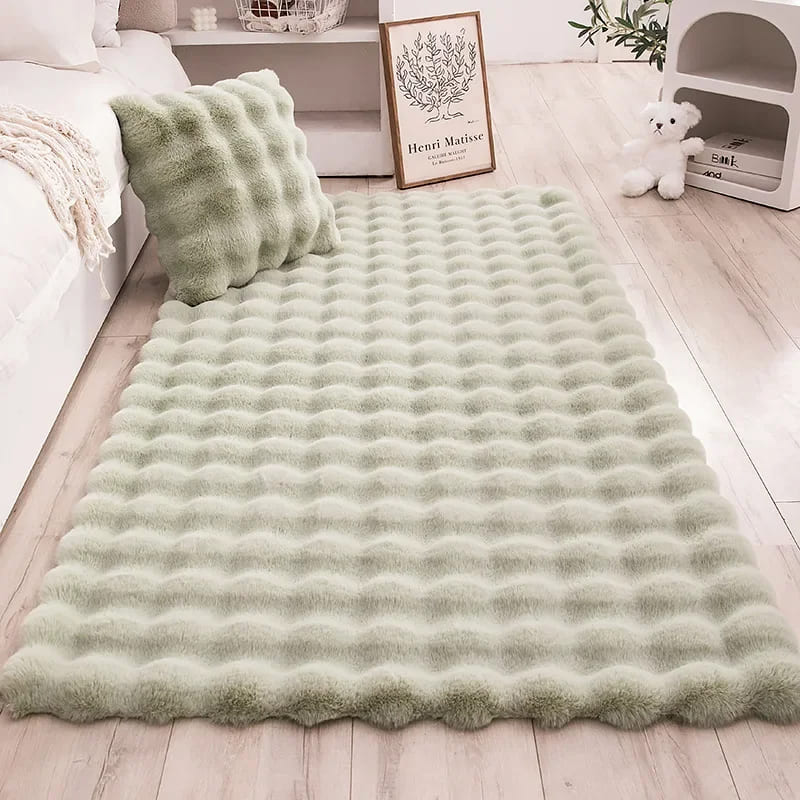 Plush Shaggy Rug Non-Slip Room Carpet