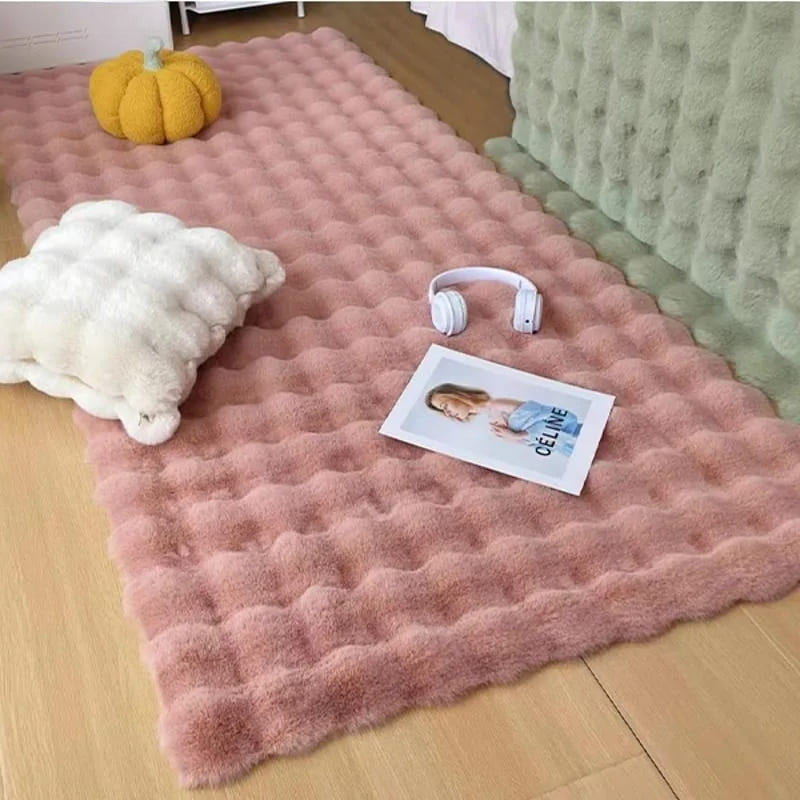Plush Shaggy Rug Non-Slip Room Carpet
