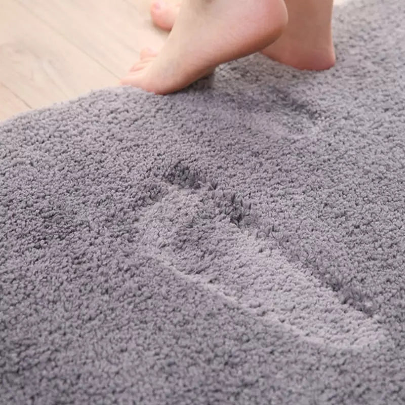 Plush Non-slip Absorbent Bathroom Rug