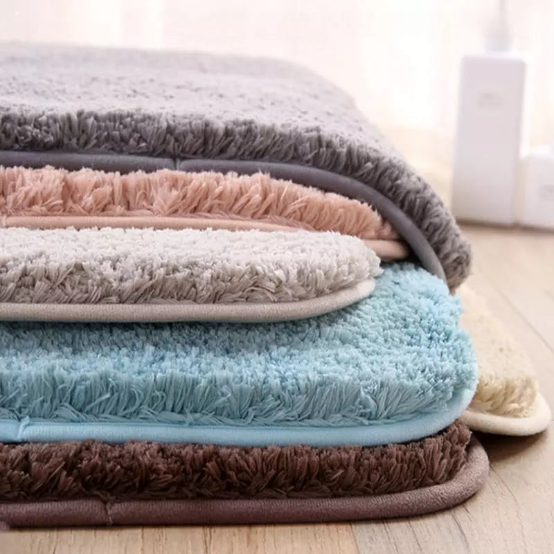 Plush Non-slip Absorbent Bathroom Rug