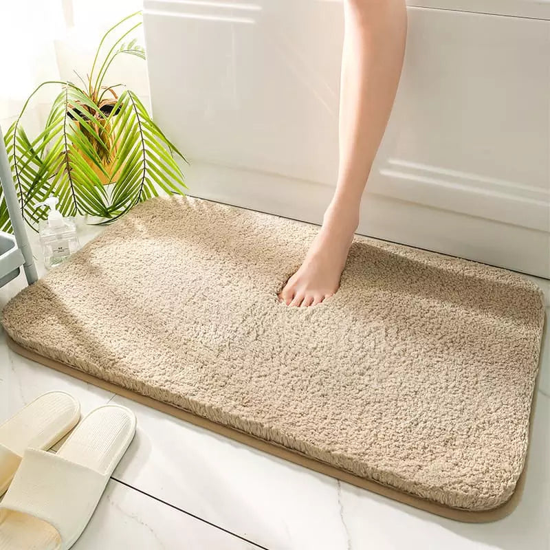 Plush Non-slip Absorbent Bathroom Rug
