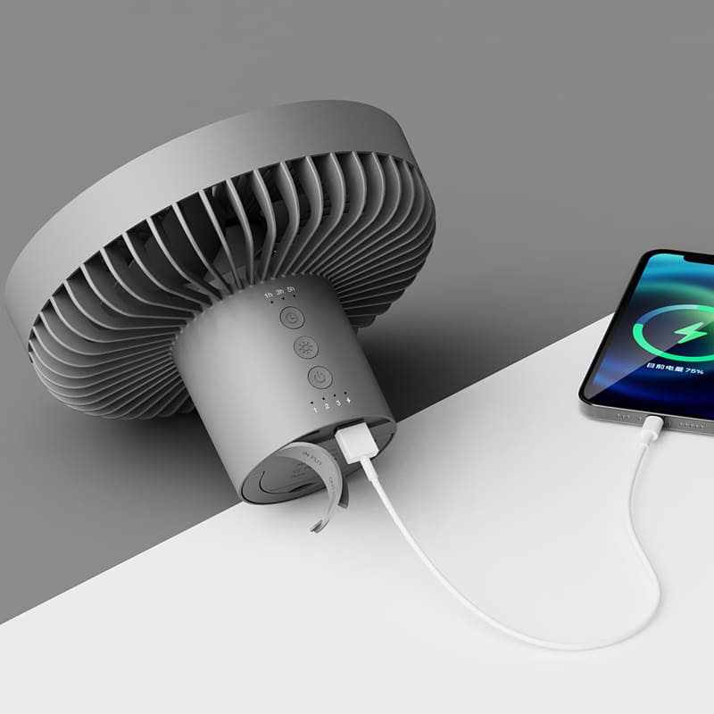 Rechargeable Portable Floor Table Fan