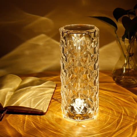Wireless LED Table Lamp with 3-16 Colors Premium Rose™