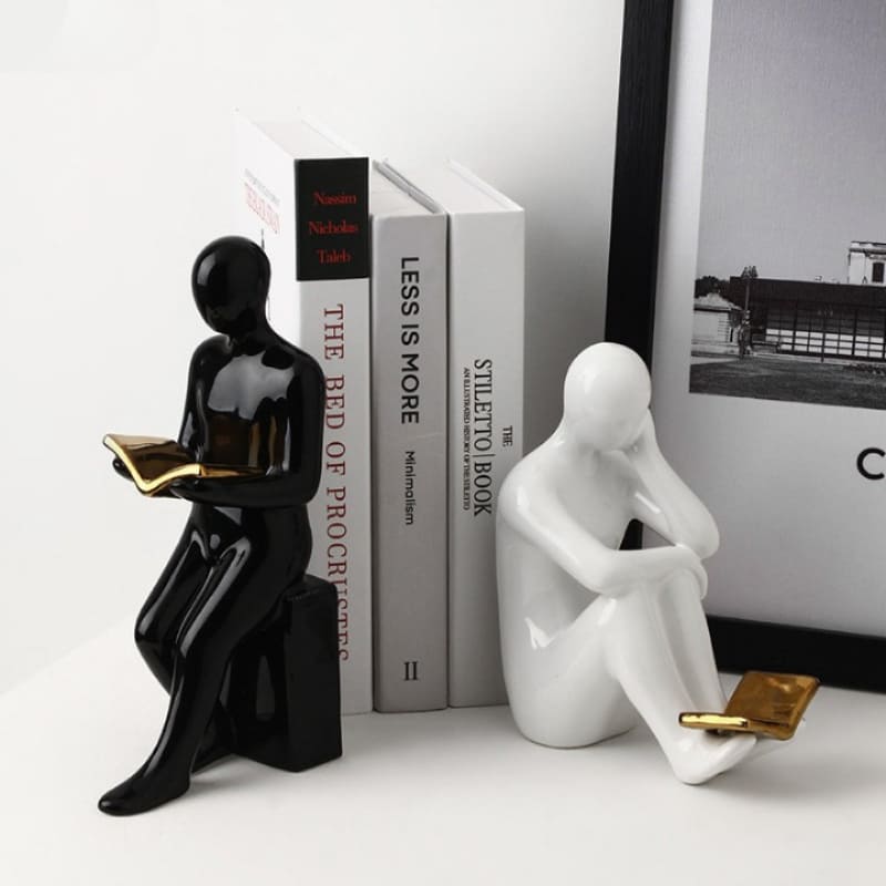 Bibliocanto Ceramic Decorative Bookend
