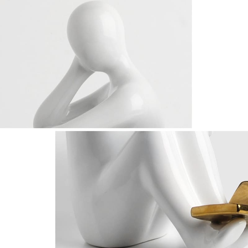 Bibliocanto Ceramic Decorative Bookend