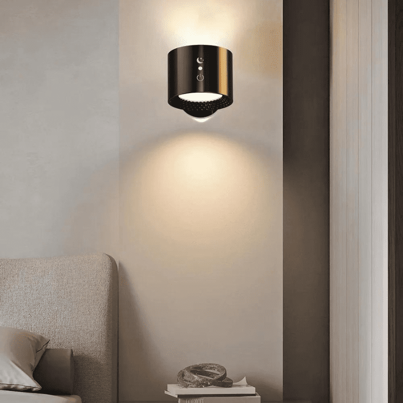 Wireless Indoor LED Bifocal Wall Sconce