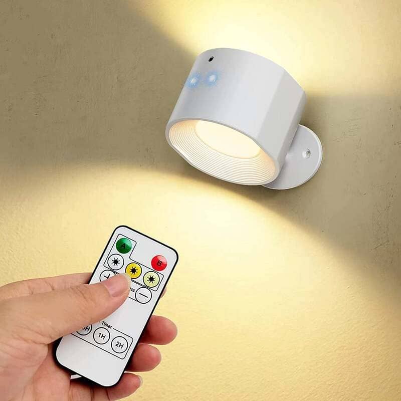 Wireless Indoor LED Bifocal Wall Sconce