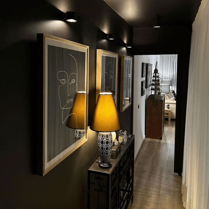 Wireless Indoor LED Bifocal Wall Sconce