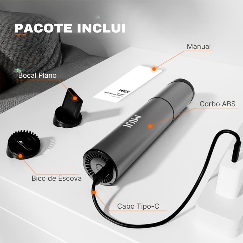 Portable Mini Cordless Dust Vacuum