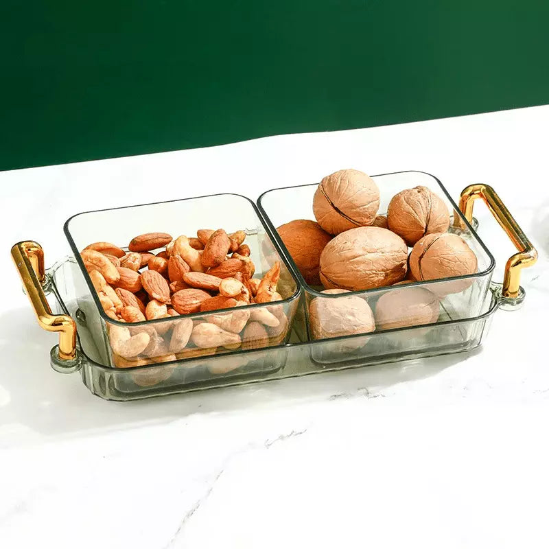 Multifunctional Snack Tray with Storage Containers